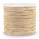 Macramé bead cord 0.8mm Champagne